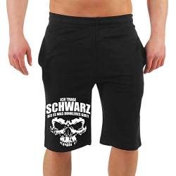 Männer und Herren Kurze Hose Ich trage SCHWARZ Größe M - 4XL Shorts von Spaß Kostet