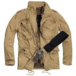 Spaß Kostet Armee Feldjacke Winterjacke mit rausnehmbaren Futter zur Frühlingsjacke M65 Army Tarnjacke Größe S - 7XL von Spaß Kostet