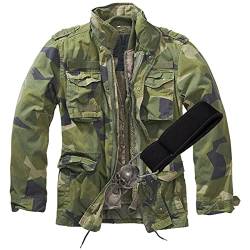 Spaß Kostet Armee Feldjacke Winterjacke mit rausnehmbaren Futter zur Frühlingsjacke M65 Army Tarnjacke Größe S - 7XL von Spaß Kostet