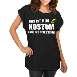 Spaß Kostet Damen Frauen Longshirt Tshirt Fasching Karneval Das ist Mein KOSTÜM Größe XS bis 5XL von Spaß Kostet