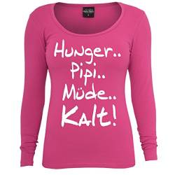 Spaß Kostet Damen Langarmshirt Longsleeve Hunger PIPI Müde Kalt Größe XS - XXL von Spaß Kostet