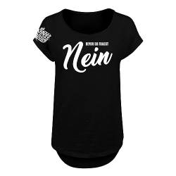 Spaß Kostet Frauen Long Slub Tshirt Bevor du fragst Nein Größe XS - 5XL von Spaß Kostet