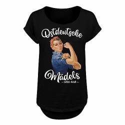 Spaß Kostet Frauen Long Slub Tshirt Ostdeutsche Mädels ziehen durch Größe XS - 5XL von Spaß Kostet