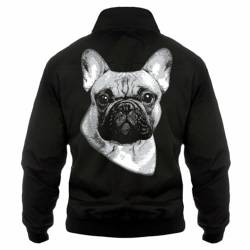 Spaß Kostet Herren Harrington Jacke Französische Bulldogge french bulldog übergangsjacke von Spaß Kostet