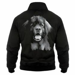 Spaß Kostet Herren Harrington Jacke Leonberger Dogs hundemotive übergangsjacke von Spaß Kostet