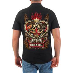 Spaß Kostet Herren Hemd Kurzarm Rockn Roll Rockabilly Größe S bis 6XL von Spaß Kostet