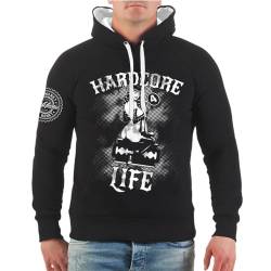 Spaß Kostet Herren Kapuzenpullover Hoodie Hardcore 4 Life Größe M - 5XL von Spaß Kostet