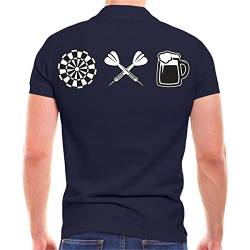 Spaß Kostet Herren Polohemd Poloshirt Dart Board Dartpfeile Bier Größe M bis 5XL von Spaß Kostet