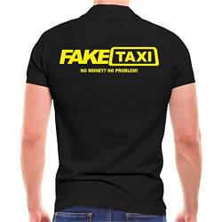 Spaß Kostet Herren Poloshirt Polohemd Fake Taxi (mit Rückendruck) Größe M - 5XL von Spaß Kostet