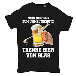 Spaß Kostet Herren Tshirt Umweltschutz Trenne Bier vom Glas Klima Funshirt Größe S bis 5XL von Spaß Kostet