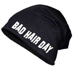 Spaß Kostet Long Beanie Mütze Bad Hair Day Größe XS-XXL von Spaß Kostet