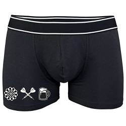 Spaß Kostet Männer Boxershort Biersport Dart Logo Größe S bis 5XL von Spaß Kostet