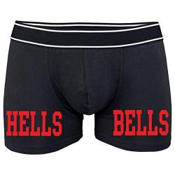 Spaß Kostet Männer Boxershort mit Spruch Hells Bells Größe S bix 5XL von Spaß Kostet