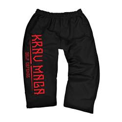 Spaß Kostet Männer und Herren 3/4 Dreiviertel Hose Krav MAGA Self Defense Half Shorts von Spaß Kostet