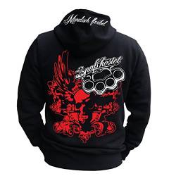 Spaß Kostet Männer und Herren Kapuzenjacke Death Head (mit Rückendruck) S-8XL von Spaß Kostet