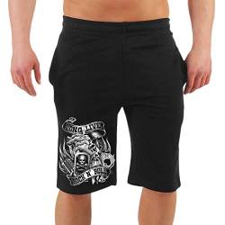 Spaß Kostet Männer und Herren Kurze Hose Shorts Long Live ROCKN ROLL Größe S - 4XL von Spaß Kostet