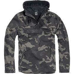 Spaß Kostet Männer und Herren Schlupfjacke Windbreaker GEFÜTTERT UNBEDRUCKT darkcamo Größe S bis 5XL von Spaß Kostet