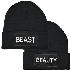 Spaß Kostet Partner oder Single Wollmütze Beanie Beauty und Beast gestickt von Spaß Kostet