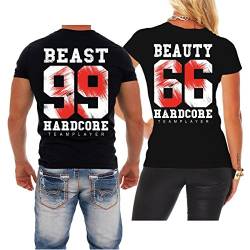 Spaß Kostet Partnershirts Tshirt Beauty & Beast Größe XS - 5XL von Spaß Kostet