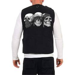 Spaß Kostet Sommer Weste Brotherhood Patch Totenköpfe Skull für outdoor mit vielen Taschen von Spaß Kostet