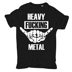 Spaß Kostet Übergrößen Herren Tshirt Heavy Fucking Metal Größe 3XL - 8XL von Spaß Kostet