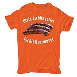 Spaß Kostet Übergrößen Herren Tshirt Mein Lieblingstier ist die Bratwurst Größe 3XL - 8XL von Spaß Kostet