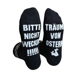 Strümpfe Socken Spruch Bitte Nicht wecken Träume von Ostern von Spaß Kostet