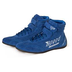 Speed Kartschuhe - Karting Boots - Kart - Autocross - Autosport Schuhe (36, Blau) von Speed