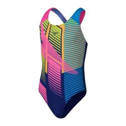 Speedo ECO+ Digital Placement Splashback Badeanzug Mädchen - 140 von Speedo