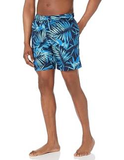 Speedo Herren, mittellang, Redondo Bedruckt Badehose, Palm Peacoat, Medium von Speedo