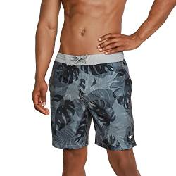 Speedo Herren Knielang Boardshort Bondi Bedruckt Badehose, 45,7 cm großes Palmdenken, X-Large von Speedo