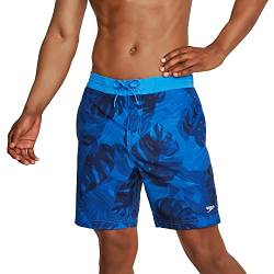 Speedo Herren Knielang Boardshort Bondi Bedruckt Badehose, Palace Palace 45,7 cm, Blau, XX-Large von Speedo