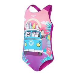 Speedo Mädchen Digital Printed Swimsuit Badeanzug, bunt, 12 años von Speedo