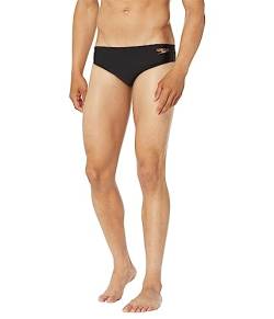 Speedo Men's Standard Swimsuit Brief Endurance+ The One Graphic, 2023 Pride Anthracite von Speedo