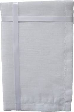 Spence 3er Pack Herren Taschentücher aus 100% Baumwolle, einfarbig weiss original irische Leinen Tücher von Spence
