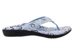 Spenco Nuevo Snake Slide Sandale für Damen, Hell, blau, 39 EU von Spenco