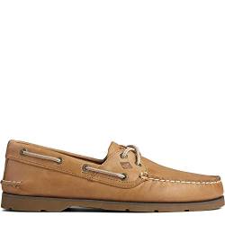 Sperry Herren Leeward 2-Eye Bootsschuh, Sahara/Hellbraun, 43 EU von Sperry