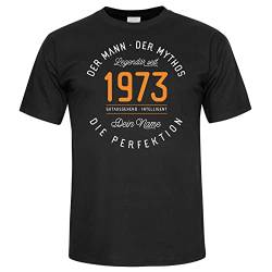 50 Geburtstag Mann, Jahrgang 1974 Geschenk, 50. Geburtstag, Shirt personalisiert lustig, Geschenkideen 50er Herren Tshirt schwarz von Spicyshirts