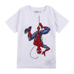 Kurzarm-T-Shirt für Kinder Spider-Man Weiß - 6 Jahre von Spider-Man