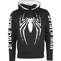 Spider-Man - Marvel Kapuzenpullover - Game Logo - S bis XL - für Männer - Größe S - schwarz/grau  - EMP exklusives Merchandise! von Spider-Man