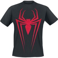 Spider-Man - Marvel T-Shirt - Miles Morales Logo - M bis XXL - für Männer - Größe L - schwarz  - EMP exklusives Merchandise! von Spider-Man