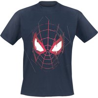 Spider-Man - Marvel T-Shirt - Miles Morales - Maske - S bis XXL - für Männer - Größe L - dunkelblau  - EMP exklusives Merchandise! von Spider-Man