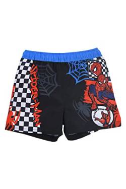 Spiderman Badeshort Badehose Schwimmhose Schwimmshorts Jungen (Blau 110) von Spiderman