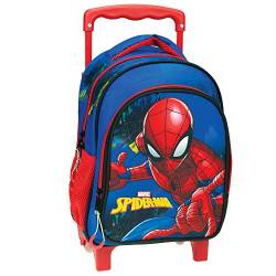 Spiderman Rucksack mit Rollen, 30 cm, Blau, blau von Spiderman