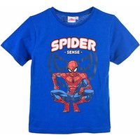 Spiderman T-Shirt Marvel Jungen Kurzarmshirt aus Baumwolle Gr. 98 - 128 cm von Spiderman