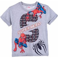 Spiderman T-Shirt Marvel Jungen Kurzarmshirt aus Baumwolle Gr. 98 - 128 cm von Spiderman