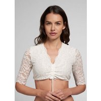 Spieth & Wensky Dirndlbluse Ansbach mit V-Ausschnitt von Spieth & Wensky