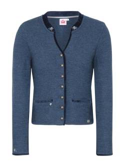 Spieth & Wensky Strickjacke Malta Jeansblau L von Spieth & Wensky