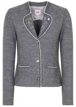 Spieth & Wensky Strickjacke Plan grau - L von Spieth & Wensky