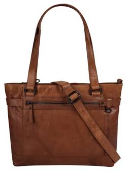 Spikes & Sparrow Shopper Echt Leder cognac Damen - 022021 von Spikes & Sparrow